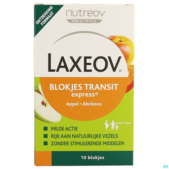 Laxeov pomme-abricot    cubes 10xx10g