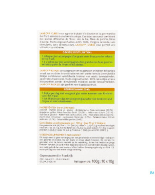 Laxeov pomme-abricot    cubes 10xx10g