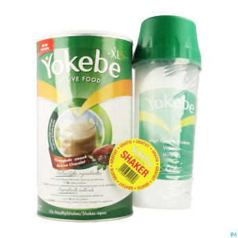 Yokebe by xls chocolat 500g + shaker gratuit