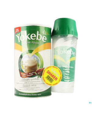 Yokebe by xls chocolat 500g + shaker gratuit