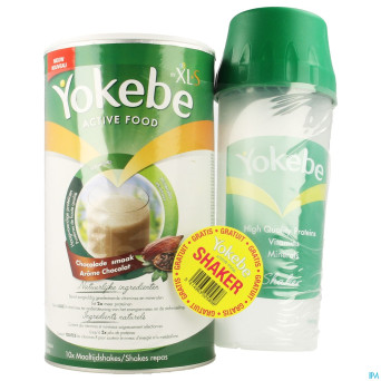 Yokebe by xls chocolat 500g + shaker gratuit