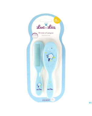Luc&lea brosse + peigne