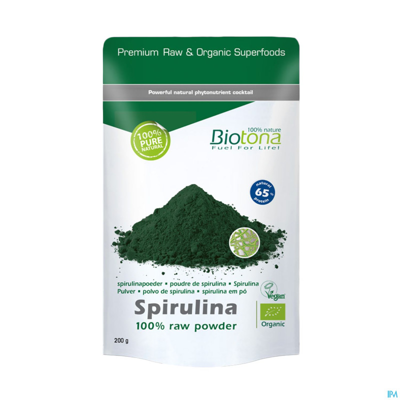 Biotona spirulina raw pdr    200g
