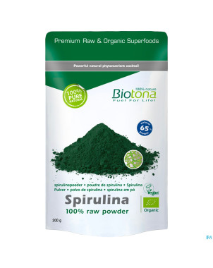 Biotona spirulina raw pdr    200g