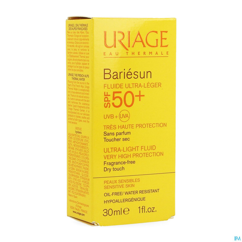 Uriage bariesun ip50+ ultra leger emulsion    30ml