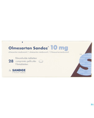 Olmesartan sandoz 10mg comp  28 x 10mg
