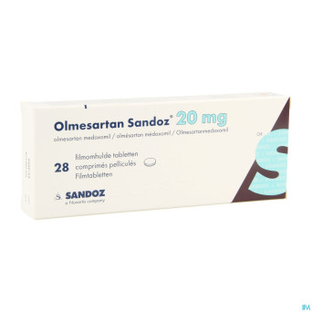 Olmesartan sandoz 20mg comp  28 x 20mg