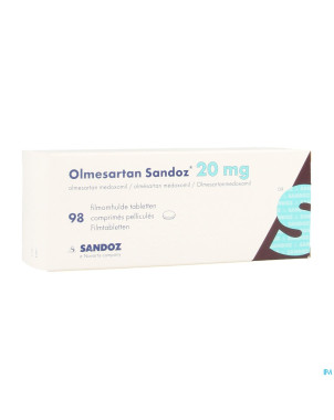 Olmesartan sandoz 20mg comp  98 x 20mg