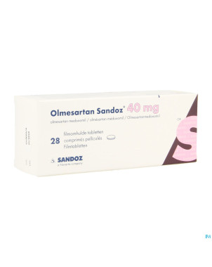 Olmesartan sandoz 40mg comp  28 x 40mg