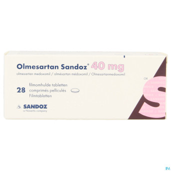 Olmesartan sandoz 40mg comp  28 x 40mg