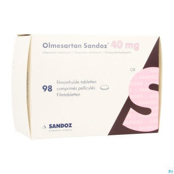 Olmesartan sandoz 40mg comp  98 x 40mg