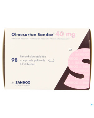 Olmesartan sandoz 40mg comp  98 x 40mg