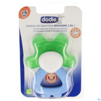 Dodie anneau refrigere 2 en 1 bleu vert