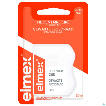 Elmex fil dentaire cire 50m