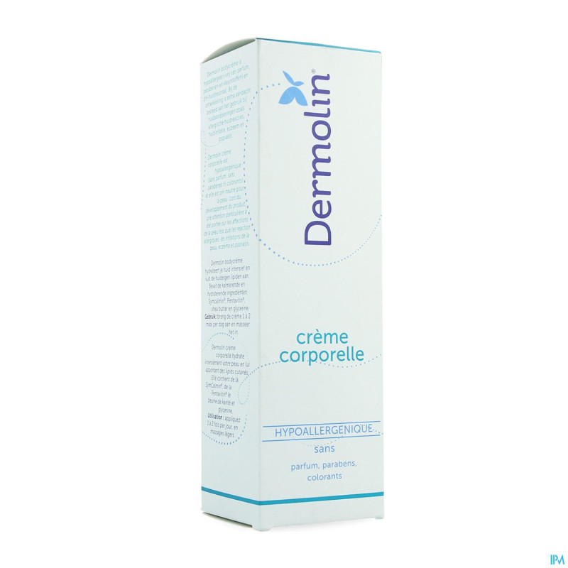 Dermolin lait corps creme tube 200ml rempl.3007853