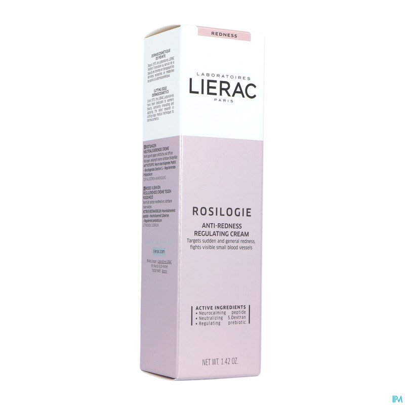 Lierac rosilogie creme neutral corr.roug. tbe 40ml