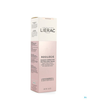 Lierac rosilogie creme neutral corr.roug. tbe 40ml