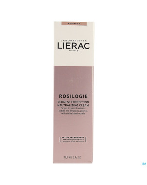 Lierac rosilogie creme neutral corr.roug. tbe 40ml
