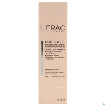 Lierac rosilogie creme neutral corr.roug. tbe 40ml