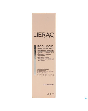 Lierac rosilogie creme neutral corr.roug. tbe 40ml