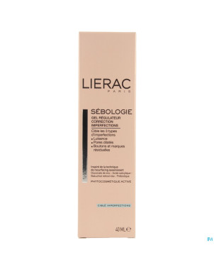 Lierac sebologie gel regul.correct.imperf.tbe 40ml