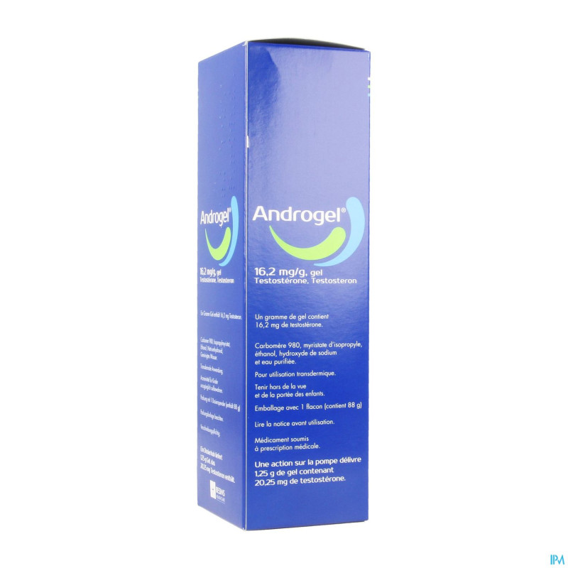 Androgel 16,2mg/g gel 88g