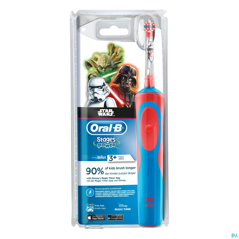 Oral b brosse dent elect. vitality kids star wars