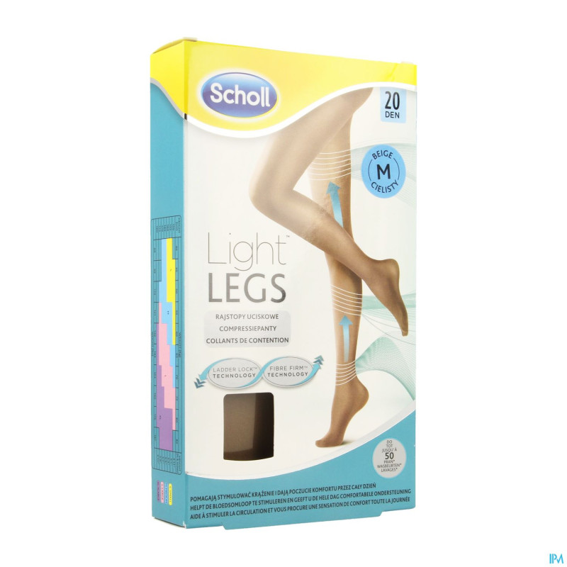 Scholl light legs 20d medium beige