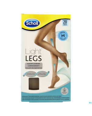 Scholl light legs 20d medium beige