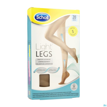 Scholl light legs 20d small beige