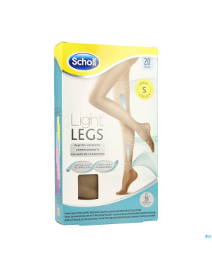 Scholl light legs 20d small beige