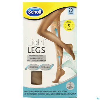 Scholl light legs 20d small beige