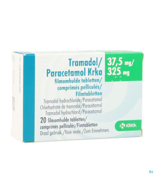 Tramadol paracetamol krka 37,5mg/325mg comp  20