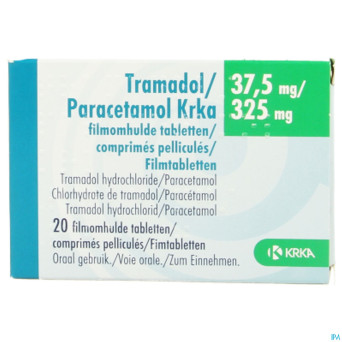 Tramadol paracetamol krka 37,5mg/325mg comp  20