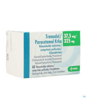 Tramadol paracetamol krka 37,5mg/325mg comp  60