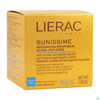 Lierac sunissime baume reparateur rehydra pot 40ml