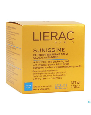 Lierac sunissime baume reparateur rehydra pot 40ml