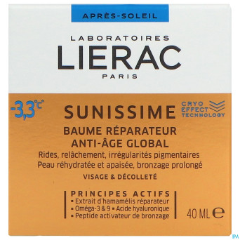 Lierac sunissime baume reparateur rehydra pot 40ml