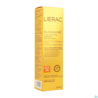 Lierac sunissime fluide visage ip50 prot.ener.40ml