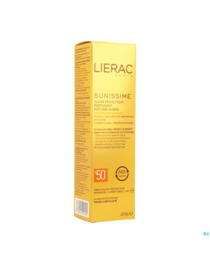 Lierac sunissime fluide visage ip50 prot.ener.40ml