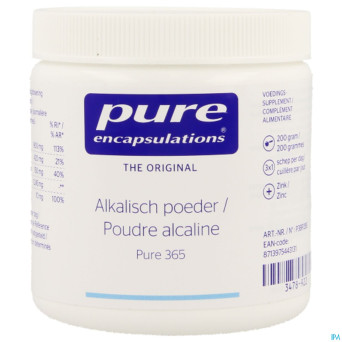 Pure encapsulations poudre alcaline    200g