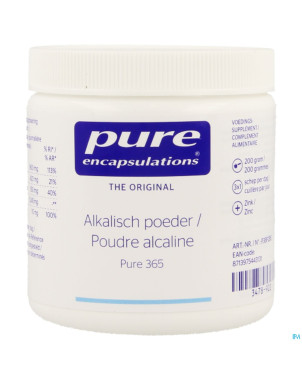 Pure encapsulations poudre alcaline    200g