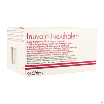 Inuvair 100/6mcg nexthaler doses 3x120