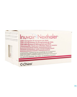 Inuvair 100/6mcg nexthaler doses 3x120