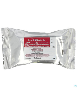 Inuvair 100/6mcg nexthaler doses 3x120