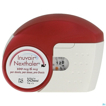 Inuvair 100/6mcg nexthaler doses 3x120