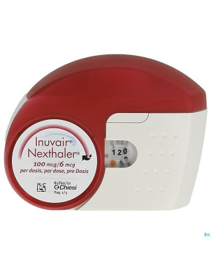Inuvair 100/6mcg nexthaler doses 3x120