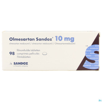 Olmesartan sandoz 10mg comp  98 x 10mg