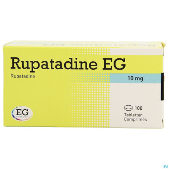 Rupatadine eg 10mg comp 100x10mg