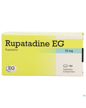 Rupatadine eg 10mg comp 100x10mg